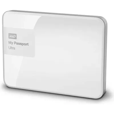 1TB külső HDD 2,5" Western Digital My Passport Ultra fehér WDBGPU0010BWT fotó