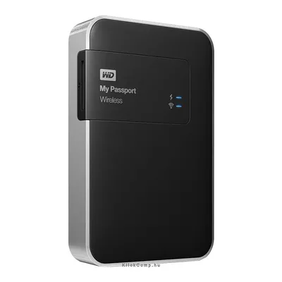 1TB külső HDD WD My Passport Wireless WDBK8Z0010BBK-EESN fotó