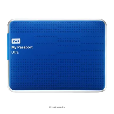 HDD External WD My Passport Ultra 2.5”, 500GB, USB 3.0 Blue WDBPGC5000ABL-EESN fotó