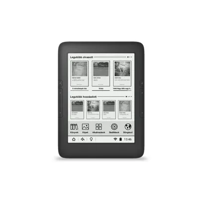 e-book olvasó 6&#34; Touch Eink PEARL 4GB 300 ajándék könyv Wayteq Digibook xBook-60 FL WXBOOK60FL fotó