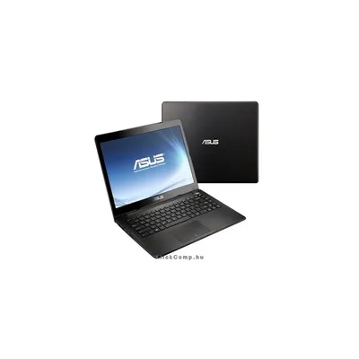Asus notebook 14&#34; LED, 2117U 1,8ghz, 4GB, 320GB, Intel HD, no ODD!, DOS, 2cell, Fekete X402CA-WX059D fotó