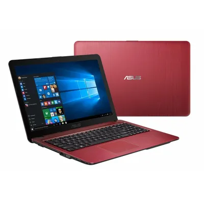 ASUS laptop 15,6&#34; CDC-N3050 4GB 500GB Piros Win10hOME X540SA-XX167T fotó