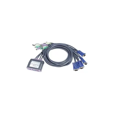 ATEN KVM Switch 4PC PS 2 VGA +Audio CS64AA XCS64AA fotó