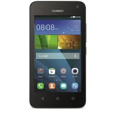Dual SIM mobiltelefon 4GB Huawei Y360 fekete Y360--U61B fotó
