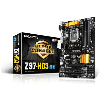 Alaplap Z97 LGA1150 ATX Intel Gigabyte Z97-HD3 fotó