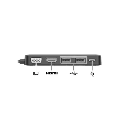 HP USB-C Travel HUB dokkoló Z9G82AA fotó