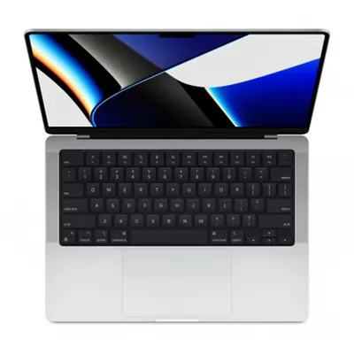 Apple MacBook laptop 14,2&#34; M1 10C CPU 16C GPU 16GB 1TB ezüst Apple MacBook Pro mkgt3mga fotó