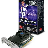 HD6670 1G GDDR5 PCI-E HDMI / DVI-D / VGA AMD GDDR5 1GB 128bit PCIe videokártya illusztráció, fotó 1