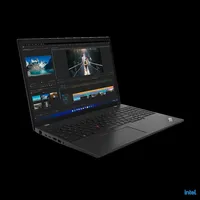 Lenovo ThinkPad laptop 16  WQXGA i7-1260P 16GB 512GB MX550 2GB Win11 Pro fekete illusztráció, fotó 2