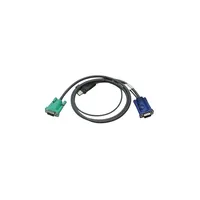 KVM switch Kábel USB VGA 1.2m 2L-5201U Technikai adatok