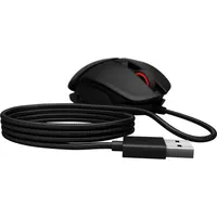 Gamer egér USB Omen Reactor Mouse fekete illusztráció, fotó 3
