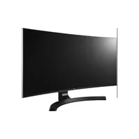 Monitor 34  IPS 3440x1440 LG Ívelt forma sRGB HDMIx2 DP USB hangfal Magasságban illusztráció, fotó 2