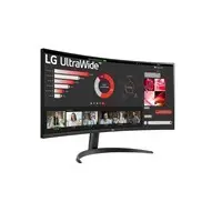 Monitor ívelt 34  3440x1440 5ms HDMIx2 DisplayPort LG 34WR50QK illusztráció, fotó 2