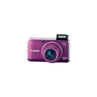 Canon Powershot SX210IS lila 14 MP digitális fényképezőgép 1 év szervizben illusztráció, fotó 2
