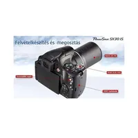 Canon Powershot SX30 IS 14MP digitális bridge fényképezőgép 1 Camera szervizben illusztráció, fotó 5