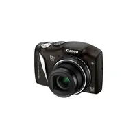 Canon Powershot SX130IS fekete 12 MP digitális fényképezőgép 1 év szervizben illusztráció, fotó 1