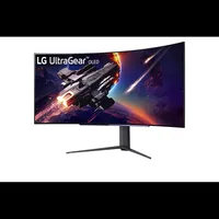 Monitor 44,5  3440x1440 OLED HDMI DP USB LG 45GR95QE illusztráció, fotó 2