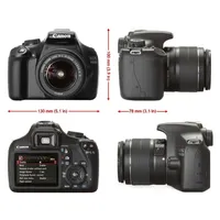 Canon EOS 1100D + EF-s 18-55 IS II + DVD + accessories kit 12 hónap Camera szer illusztráció, fotó 5