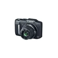 Canon PowerShot SX160 IS fekete digitális fényképezőgép illusztráció, fotó 1