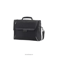 16  Notebook táska, SAMSONITE BRIEFCASE 2 GUSSETS - SPECTROLITE BLACK (55691) illusztráció, fotó 1