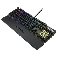 Gamer billentyűzet USB Asus TUF Gaming K3 RGB fekete HU illusztráció, fotó 3