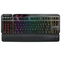 Vezetéknélküli gamer billentyűzet Asus ROG Claymore II fekete HU illusztráció, fotó 3