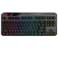 Vezetéknélküli gamer billentyűzet Asus ROG Claymore II fekete HU illusztráció, fotó 5