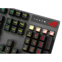 Gamer billentyűzet USB Asus ROG Strix Scope RX RGB fekete HU illusztráció, fotó 3