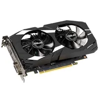 VGA GTX1650 4GB GDDR5 128bit PCIe Asus nVIDIA GeForce GTX1650 DUAL videokártya illusztráció, fotó 1