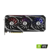 VGA RTX3080 12GB GDDR6X 384bit PCIe ASUS ROG-STRIX-RTX3080-O12G-GAMING nVidia v illusztráció, fotó 1
