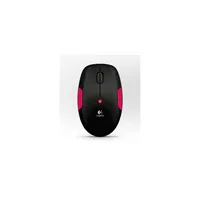 Egér Mouse M345 vezetéknélküli rádiós fekete-vörös notebook egér LOGITECH illusztráció, fotó 1