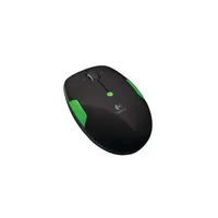 Vezetéknélküli rádiós fekete-zöld notebook egér LOGITECH M345 illusztráció, fotó 1