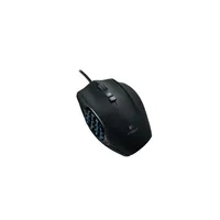 G600 USB MMO Gamer Laser fekete egér illusztráció, fotó 1
