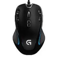 Gamer egér USB Logitech G300s fekete illusztráció, fotó 1