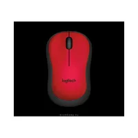 Vezetéknélküli egér Logitech M220 Silent piros illusztráció, fotó 1