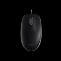 Egér USB Logitech B110 fekete illusztráció, fotó 2