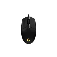 Gamer egér USB Logitech G203 Lightsync fekete illusztráció, fotó 1