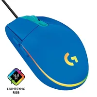 Gamer egér USB Logitech G203 Lightsync kék 910-005798 Technikai adatok