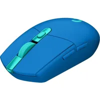 Vezetéknélküli gamer egér Logitech G305 Lightspeed kék illusztráció, fotó 3