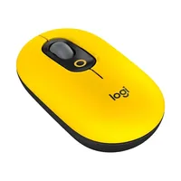 Vezetéknélküli egér Logitech POP sárga illusztráció, fotó 2