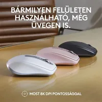 Vezetéknélküli egér Logitech MX Anywhere 3S fekete illusztráció, fotó 4