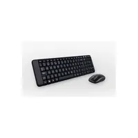 Vezetéknélküli billentyűzet + egér Logitech MK220 fekete HU illusztráció, fotó 2