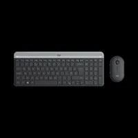 Vezetéknélküli billentyűzet + egér Logitech MK470 Slim ezüst US 920-009204 Technikai adatok