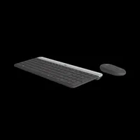 Vezetéknélküli billentyűzet + egér Logitech MK470 Slim ezüst US illusztráció, fotó 2