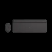 Vezetéknélküli billentyűzet + egér Logitech MK470 Slim ezüst US illusztráció, fotó 4