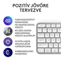 Vezetéknélküli billentyűzet Logitech MX Keys S szürke US illusztráció, fotó 3