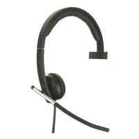 Fejhallgató Logitech H650e USB fekete vezetékes mono headset illusztráció, fotó 1