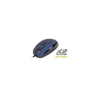 opt.egér fekete/kék USB A4Tech illusztráció, fotó 2