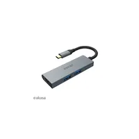 USB Type-C átalakító 4in1 HUB - HDMI Akasa AK-CBCA19-18BK Technikai adatok