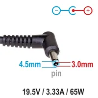 HP Laptop tápegység 19.5V/3.33A 65W Adapter illusztráció, fotó 2